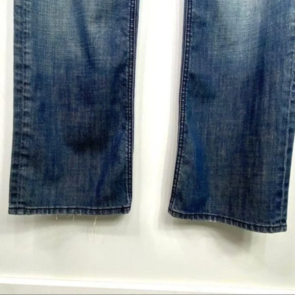 BUFFALO DAVID BITTON Mens Jeans Size 36 x 32‎ Blue Denim Casual Straight Leg